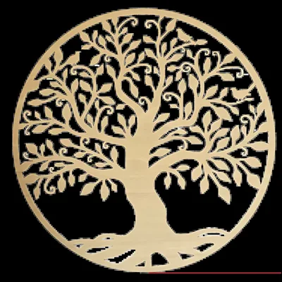 Arbre de Vie en Bois Découpé au Laser - Idée Cadeau Unique